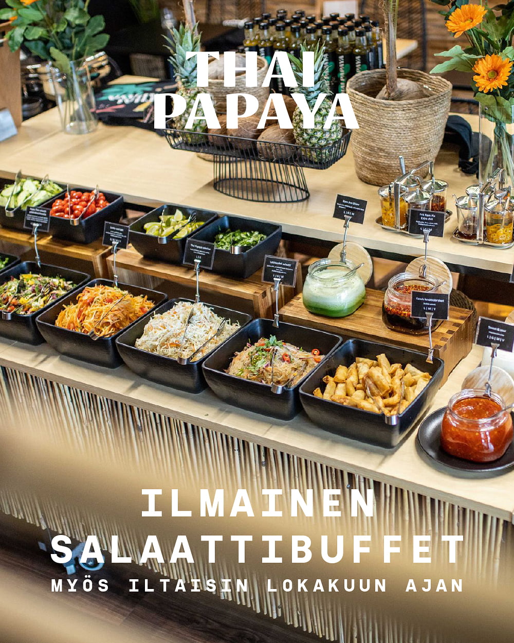 Ilmainen salaattibuffet Ilmainen salaattibuffet